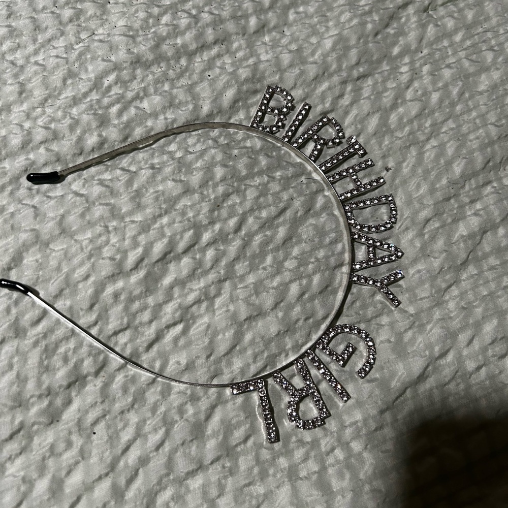 Black Rhinestone Celebration Headband Set - Picture 3 of 4